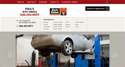 Desktop Screenshot of paulsautoservicemi.com